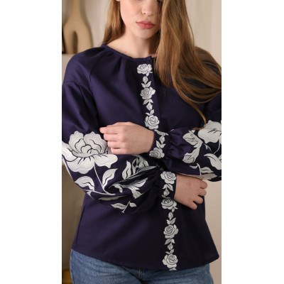 Жіноча блуза "Нічна троянда" 